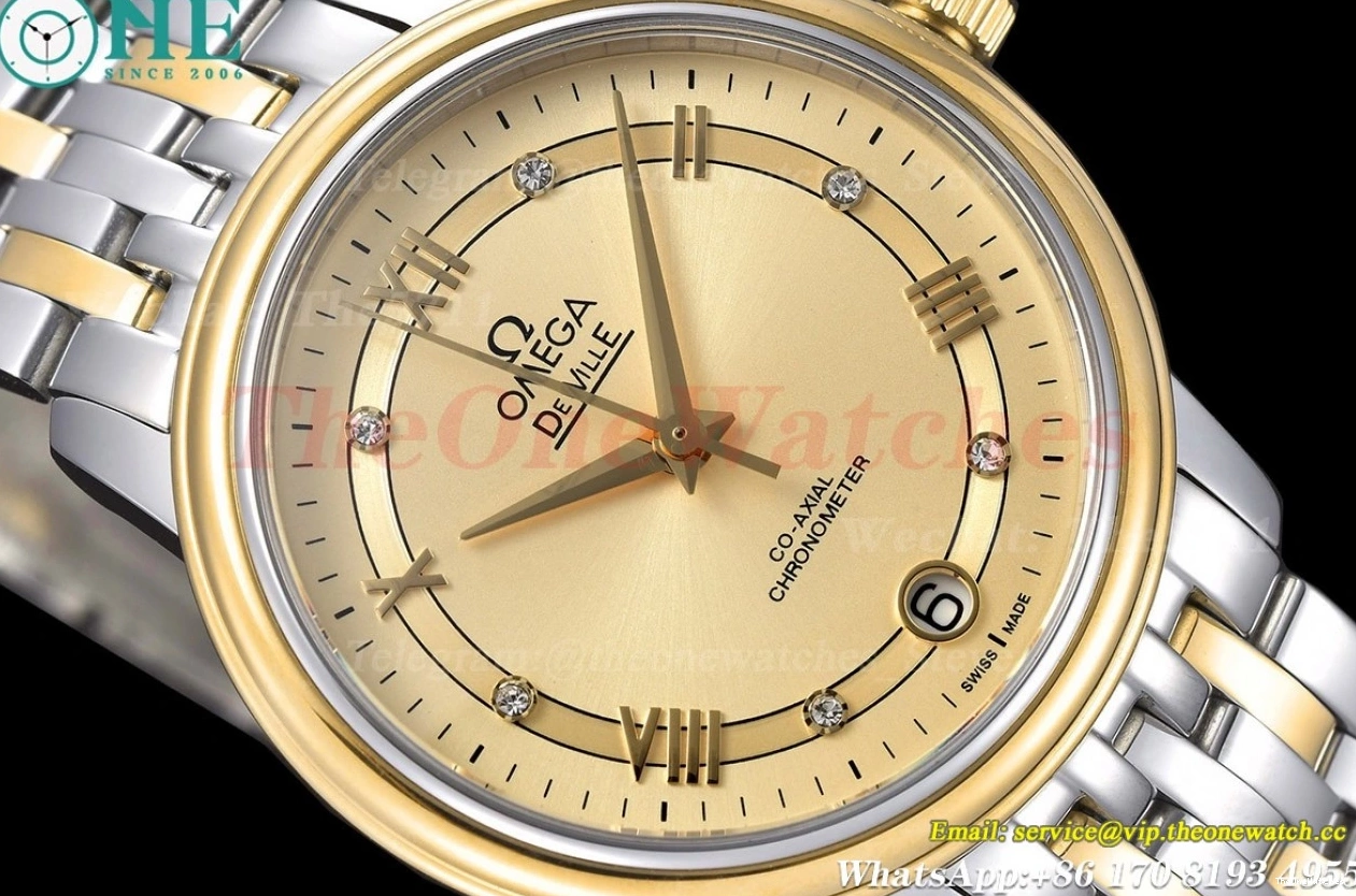 De Dial Ville YG 32.7mm MY8215 Prestige Ladies Gold GDF SS 0228